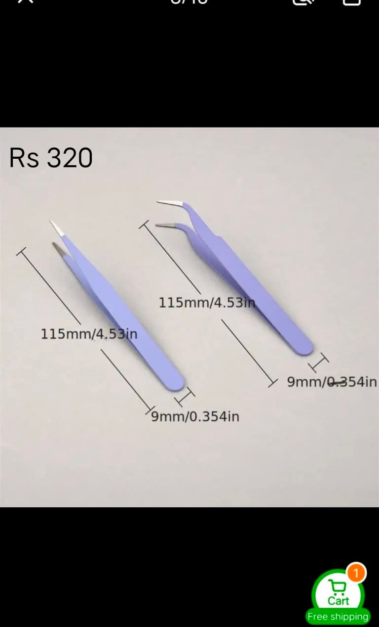 TWEEZERS SET 2PC
